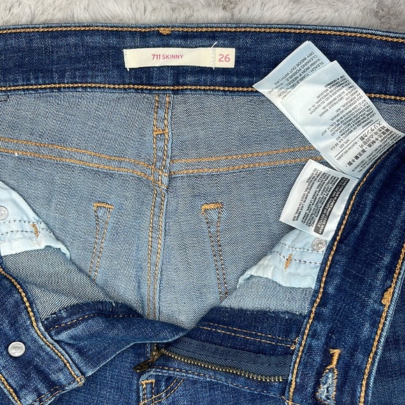 Levi’s 711 Skinny, Women’s Size W26 L28 - Picture 4 of 7